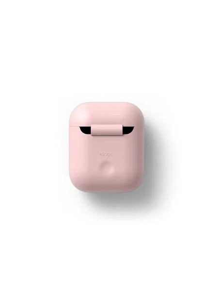 Silicone case for AirPods 1/2 розовый