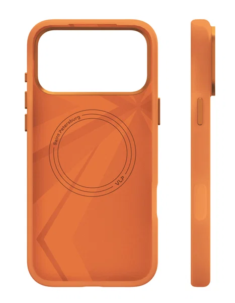 Чехол VLP Aster Pro Case с MagSafe для iPhone 17 Pro Max, оранжевый