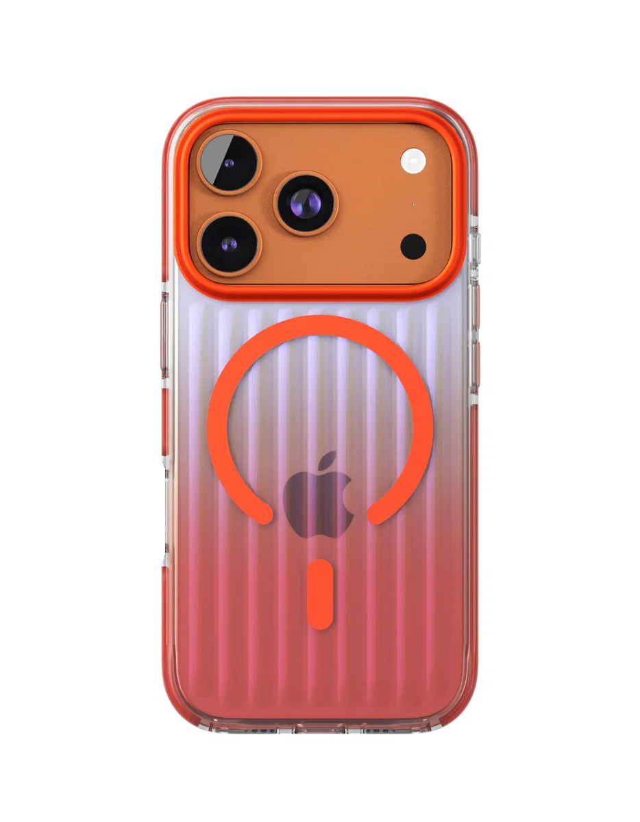 Чехол VLP Pulse Case с MagSafe для iPhone 17 Pro /18 Pro (Оранжевый)