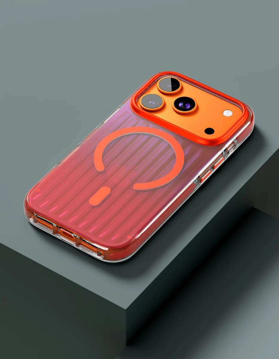 Чехол VLP Pulse Case с MagSafe для iPhone 17 Pro /18 Pro (Оранжевый)