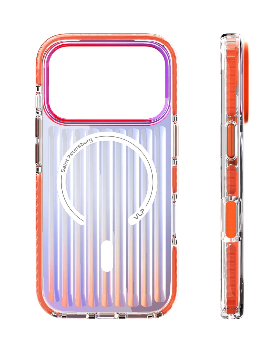 Чехол VLP Pulse Case с MagSafe для iPhone 17 Pro /18 Pro (Оранжевый)