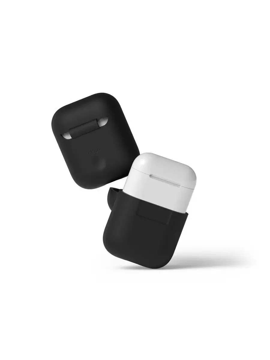 Silicone case for AirPods 2 черный