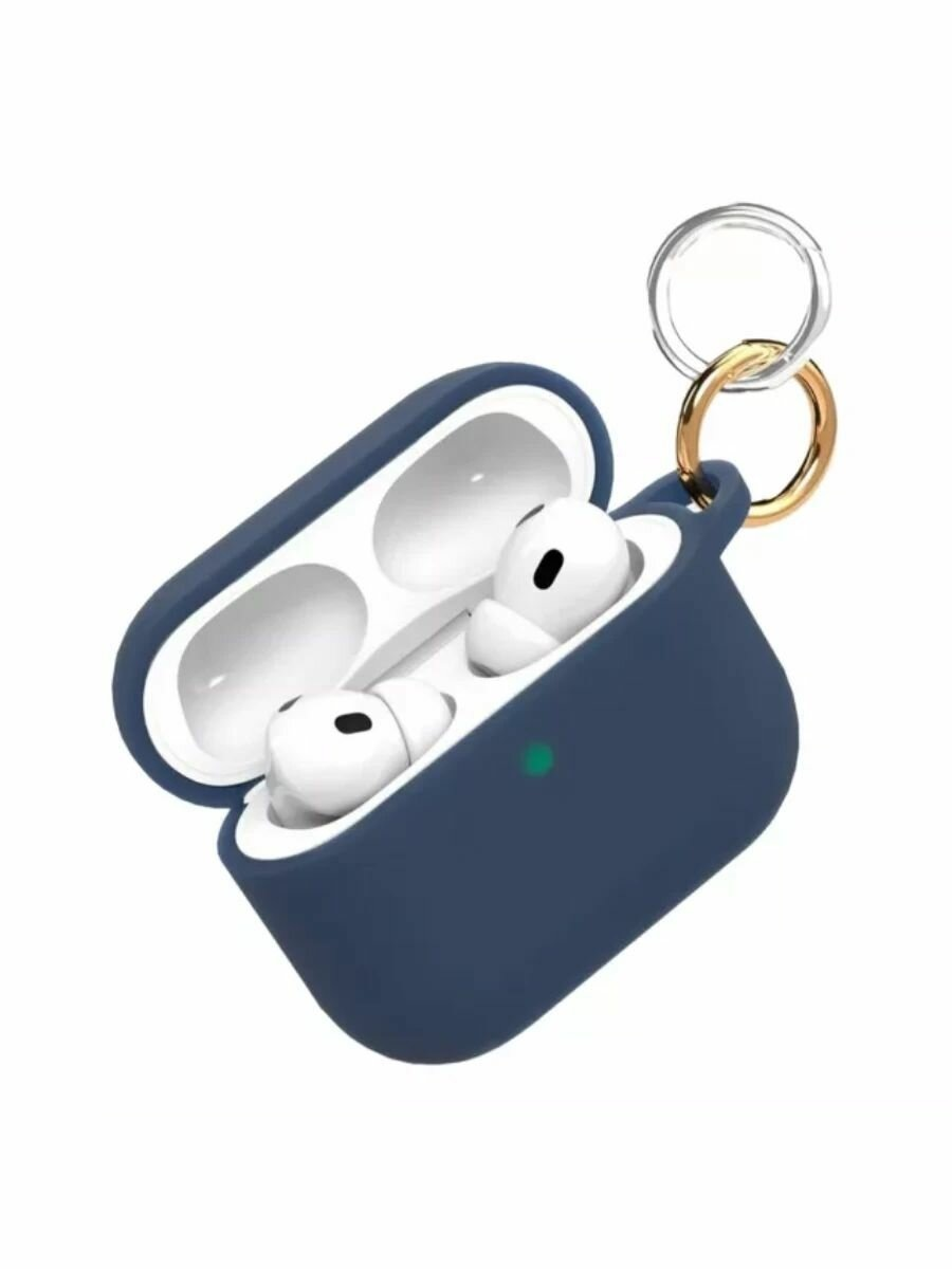 Чехол на AirPods pro vlp синий (без)