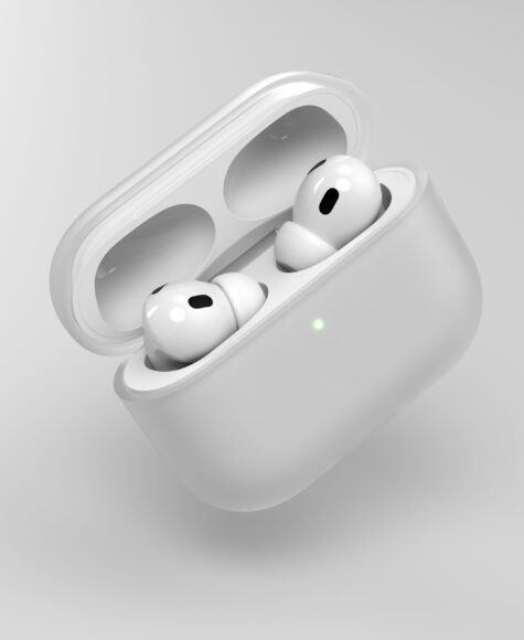 Чехол на AirPods Pro vlp белый (без кольца)