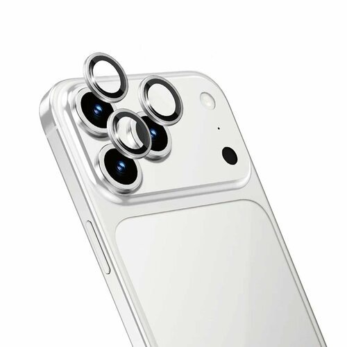 Защитное стекло для камеры iPhone 17 Pro / 17 Pro Max WiWU Lens Guard LG-005 (Gray)