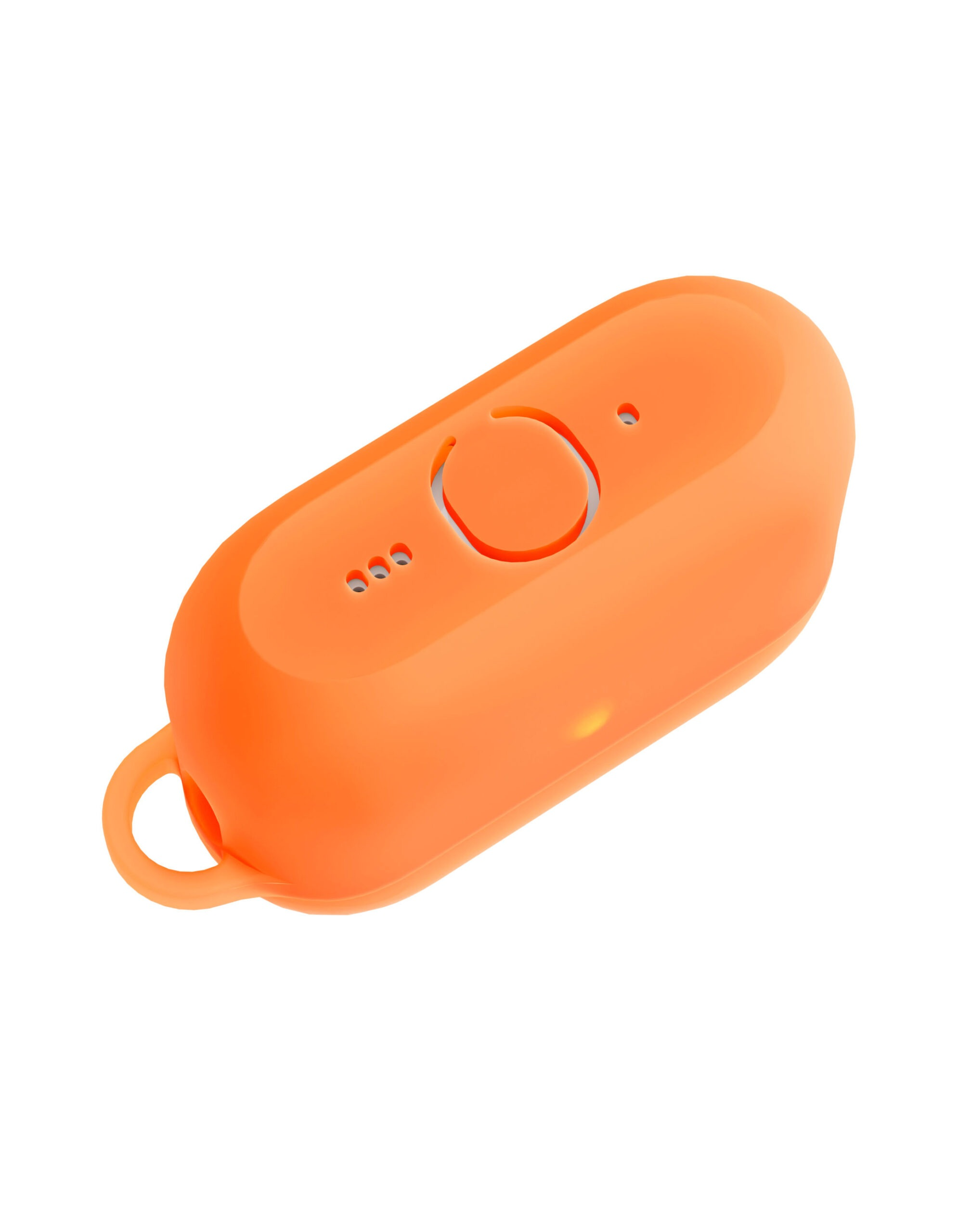Чехол силиконовый VLP Charm Case для AirPods Pro 3, оранжевый