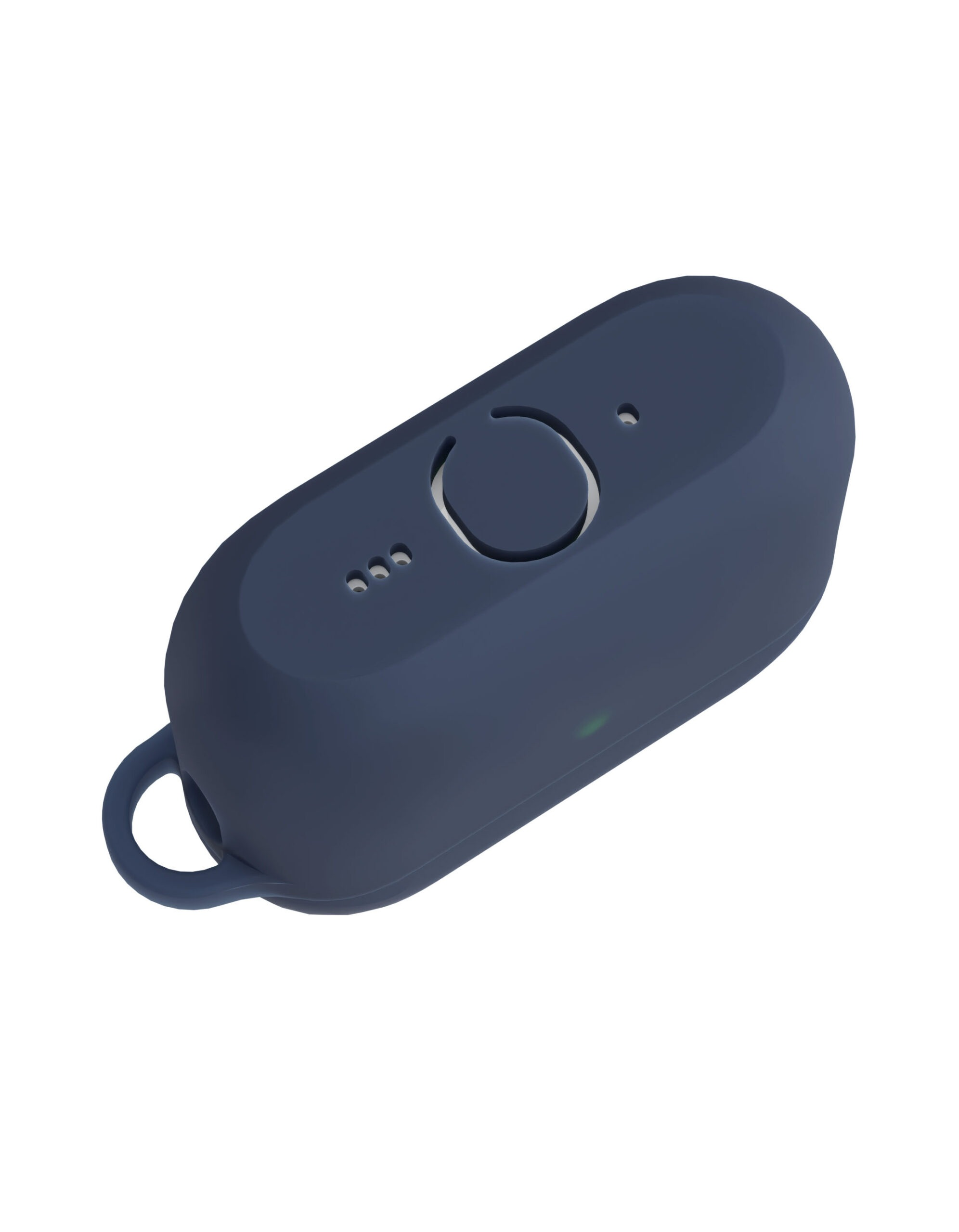 Чехол силиконовый VLP Charm Case для AirPods Pro 3, темно-синий