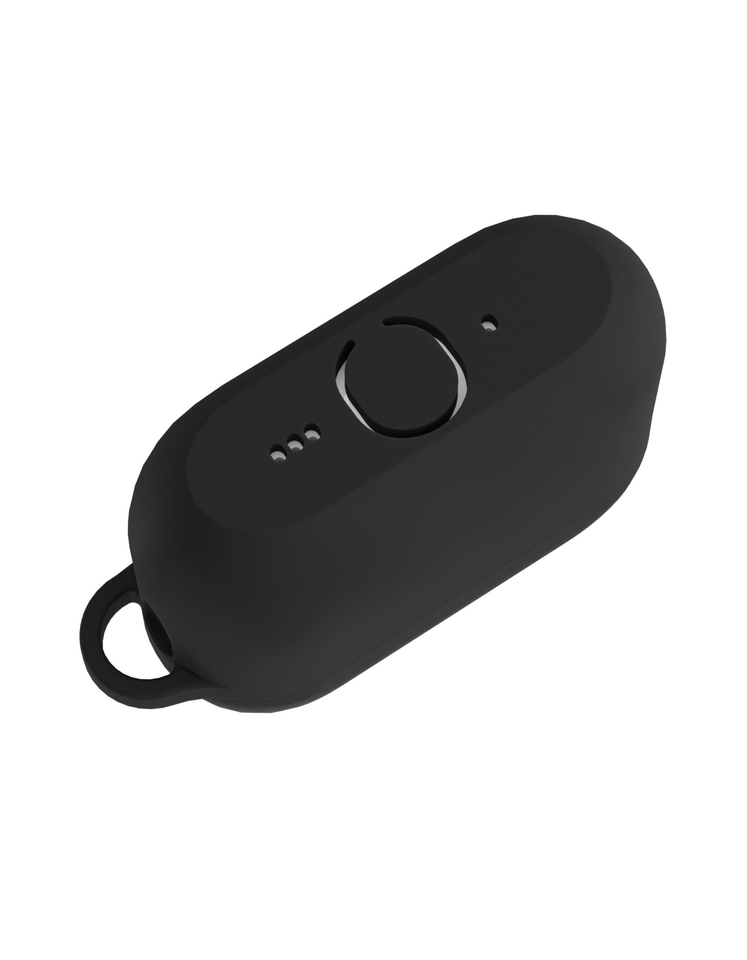 Чехол силиконовый VLP Charm Case для AirPods Pro 3, черный