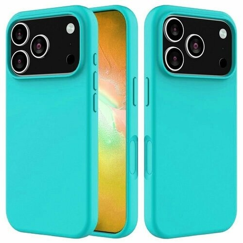 Чехол Silicone Case 17 Pro Max бирюзовый (без лого)