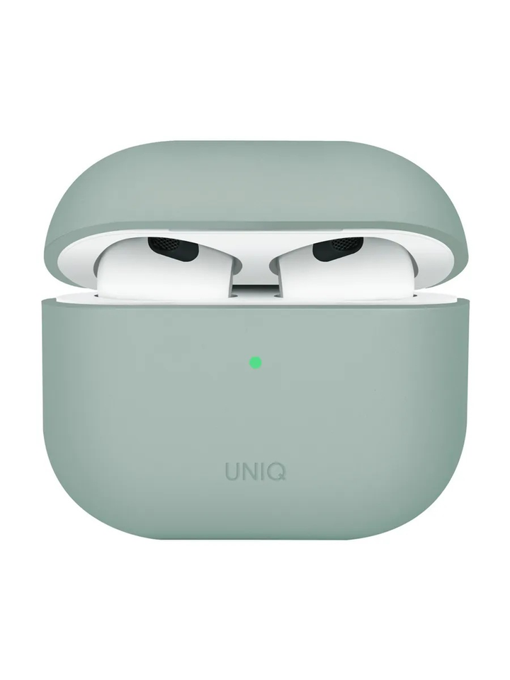 Silicone case for AirPods 4 зеленый