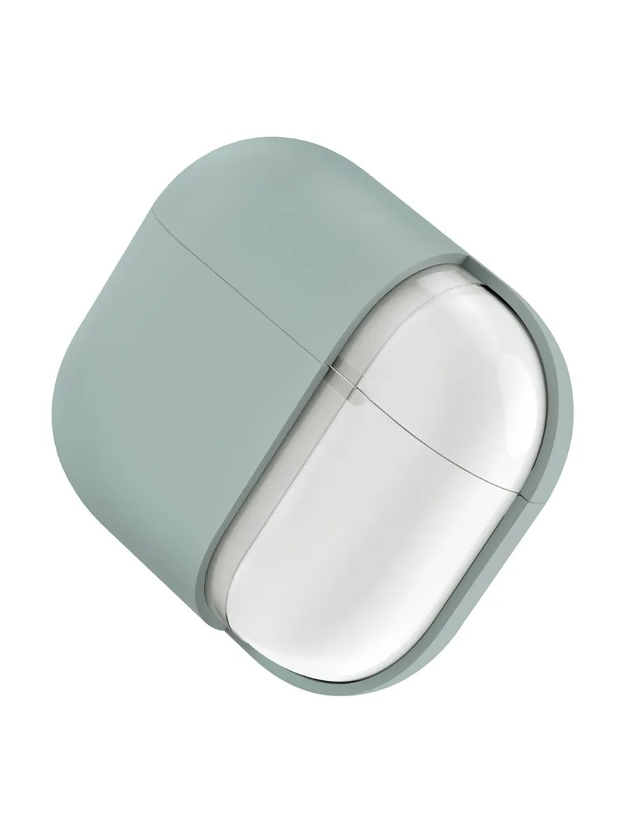 Silicone case for AirPods 4 зеленый