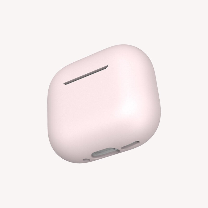 Silicone case for AirPods 4 светло-розовый