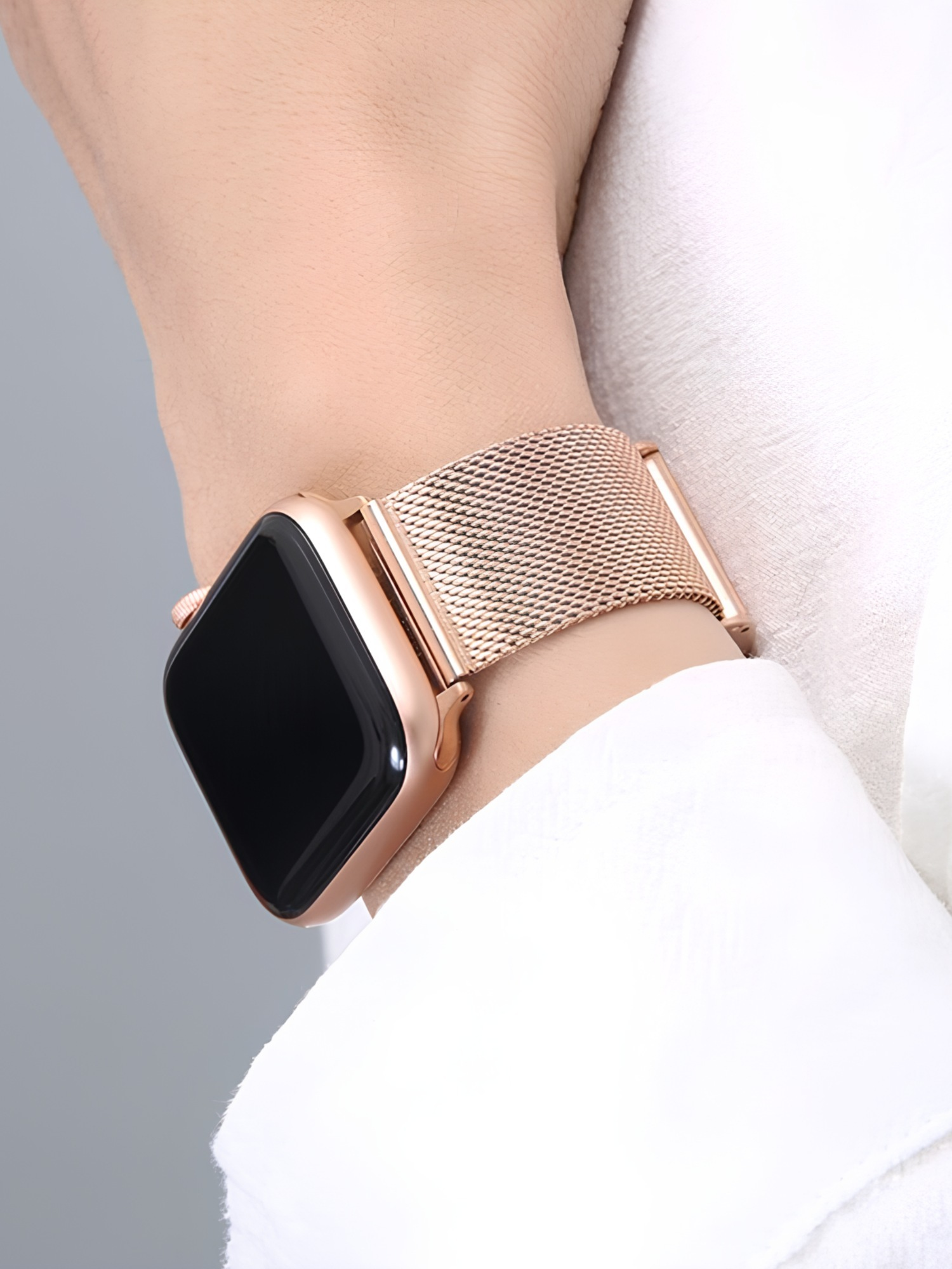 Ремешок миланская петля  для Apple Watch 42/44/45/49 розовый