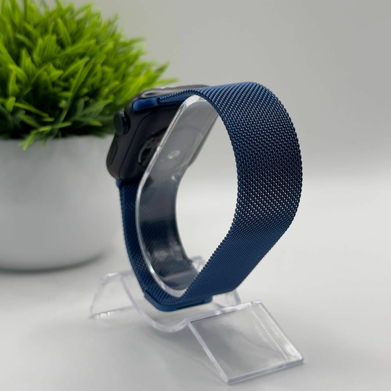 Ремешок миланская петля  для Apple Watch 42/44/45/49 синий