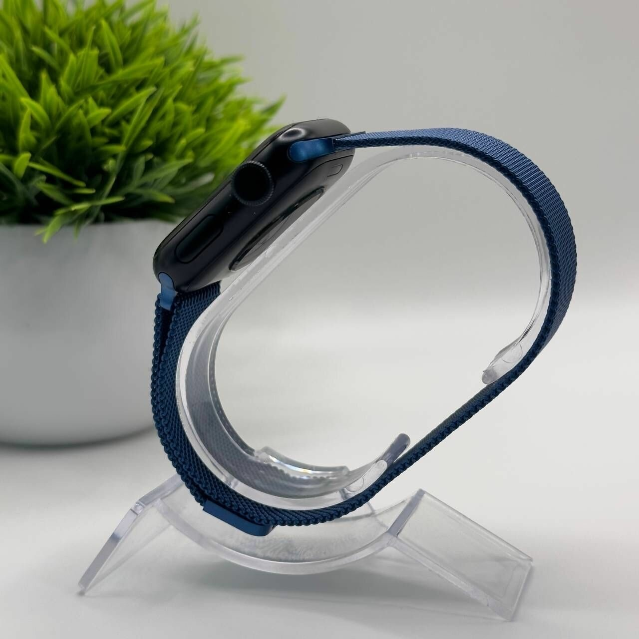 Ремешок миланская петля  для Apple Watch 42/44/45/49 синий