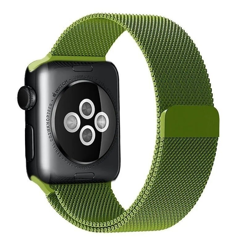 Ремешок миланская петля  для Apple Watch 42/44/45, зеленый