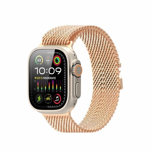 Ремешок миланская петля  для Apple Watch 38/40/41, бронзовый