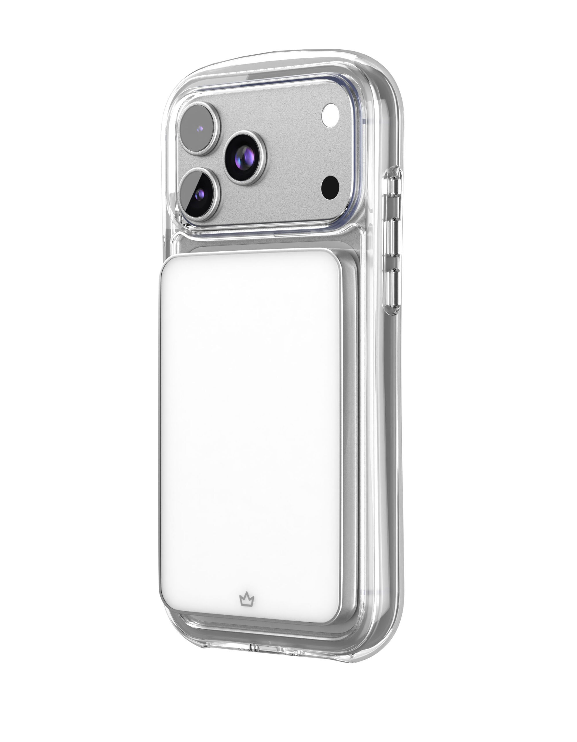 Чехол VLP Bubble Case с MagSafe для iPhone 17 Pro Max, белый