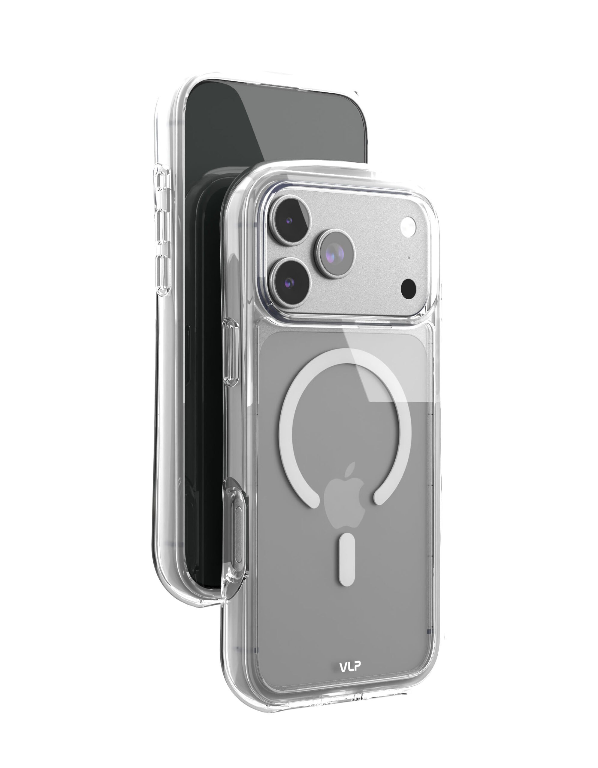 Чехол VLP Bubble Case с MagSafe для iPhone 17 Pro Max, белый