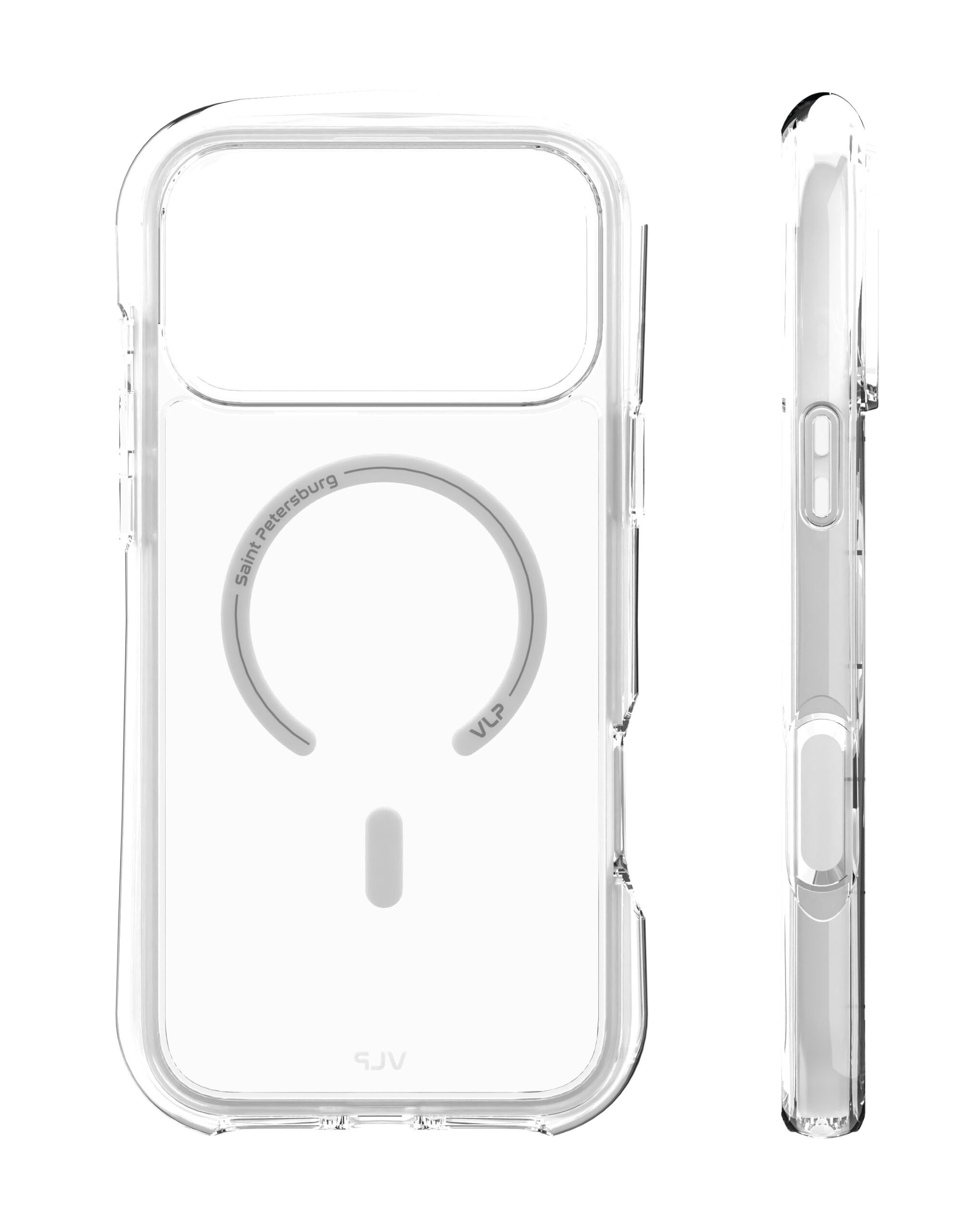 Чехол VLP Bubble Case с MagSafe для iPhone 17 Pro Max, белый