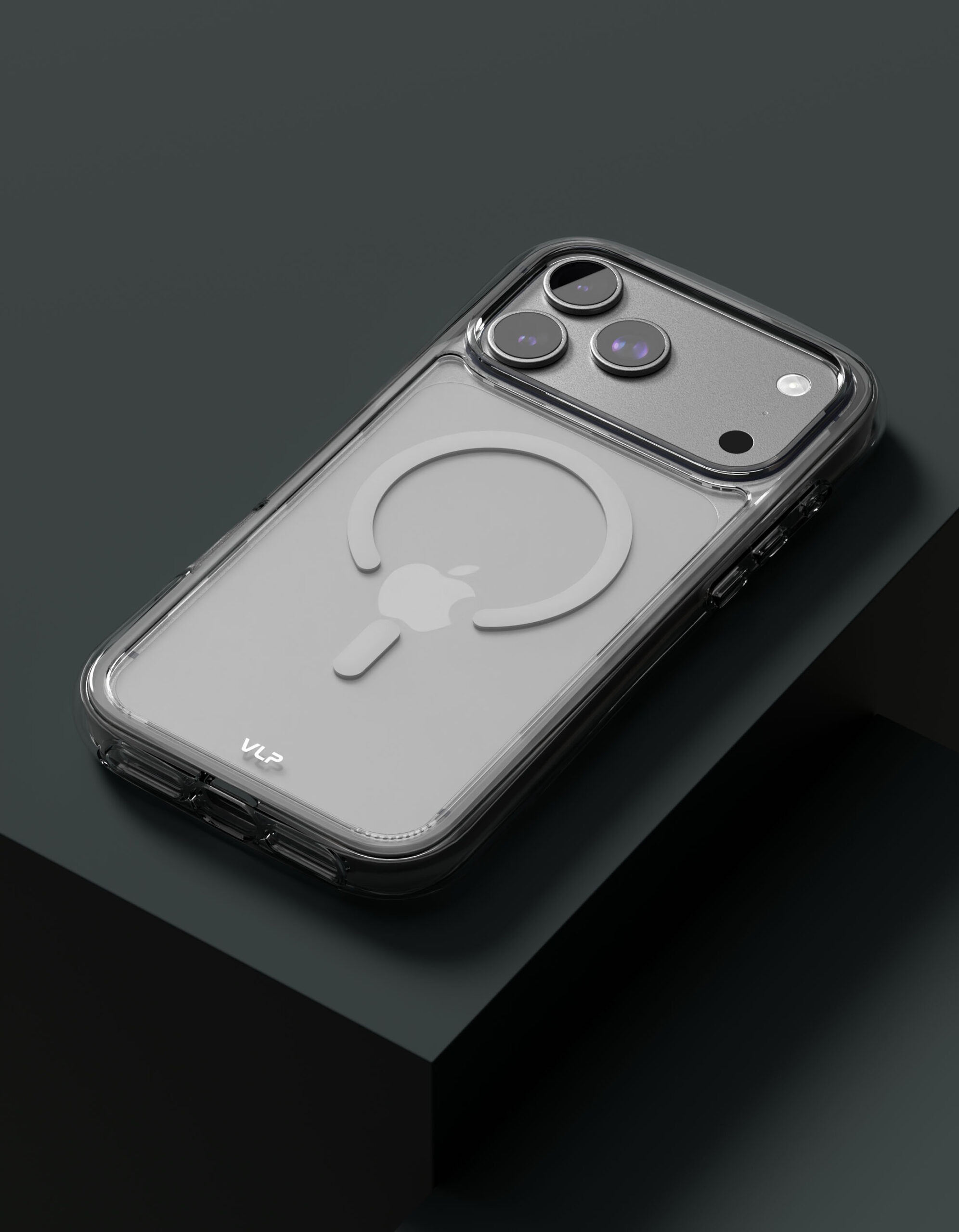 Чехол VLP Bubble Case с MagSafe для iPhone 17 Pro Max, белый