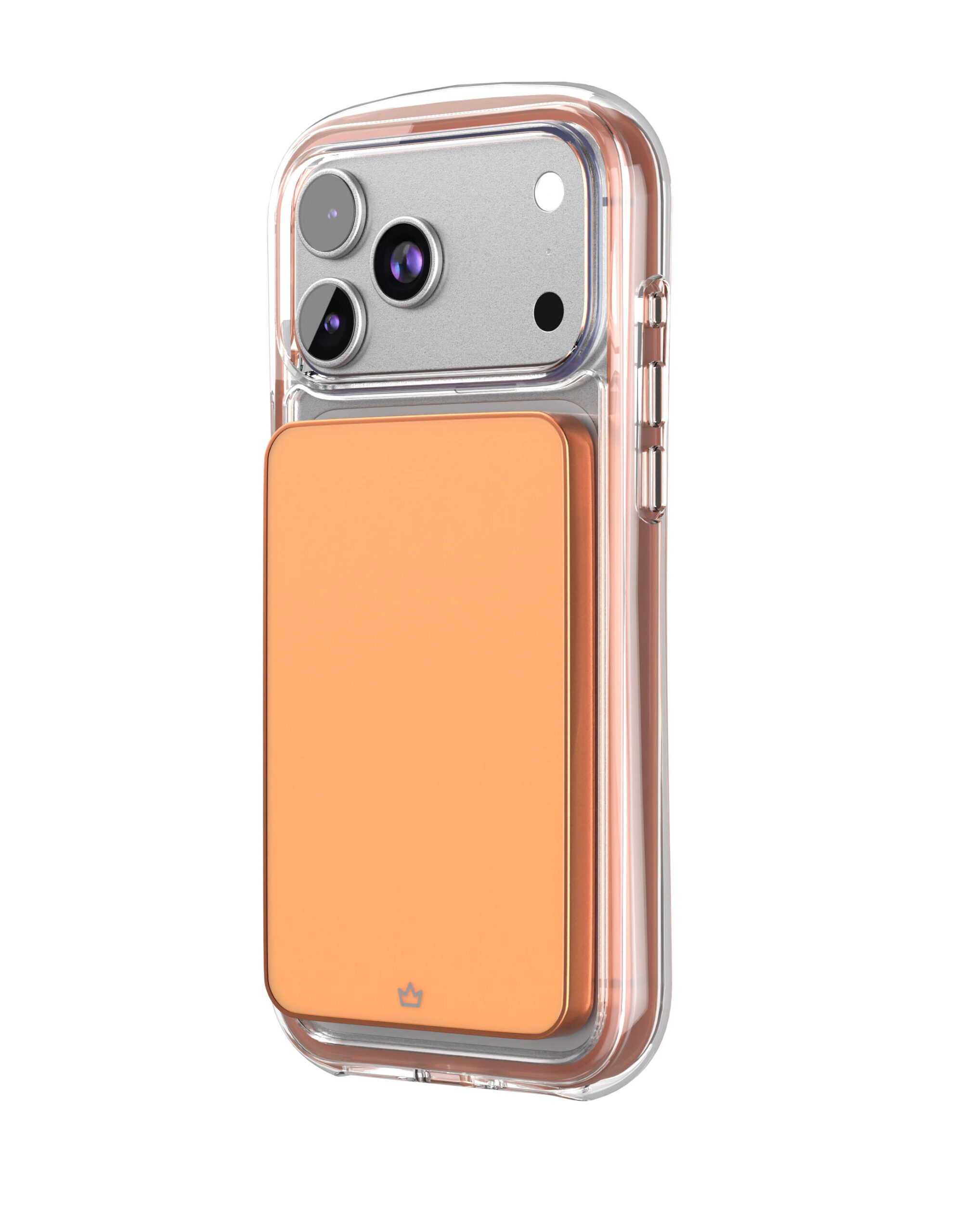 Чехол VLP Bubble Case с MagSafe для iPhone 17 Pro Max, оранжевый