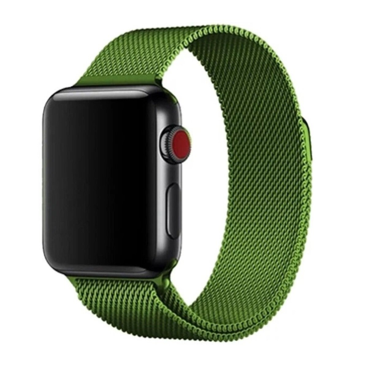 Ремешок миланская петля  для Apple Watch 42/44/45, желто-зеленый