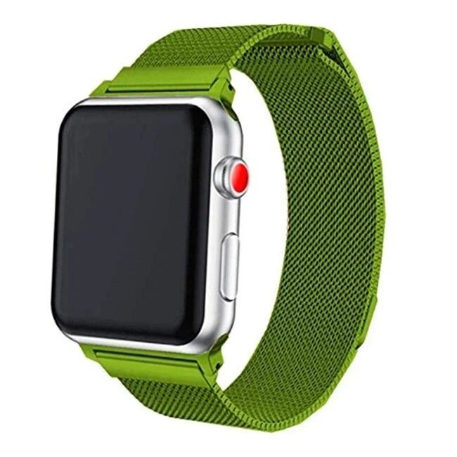 Ремешок миланская петля  для Apple Watch 42/44/45,салатовый