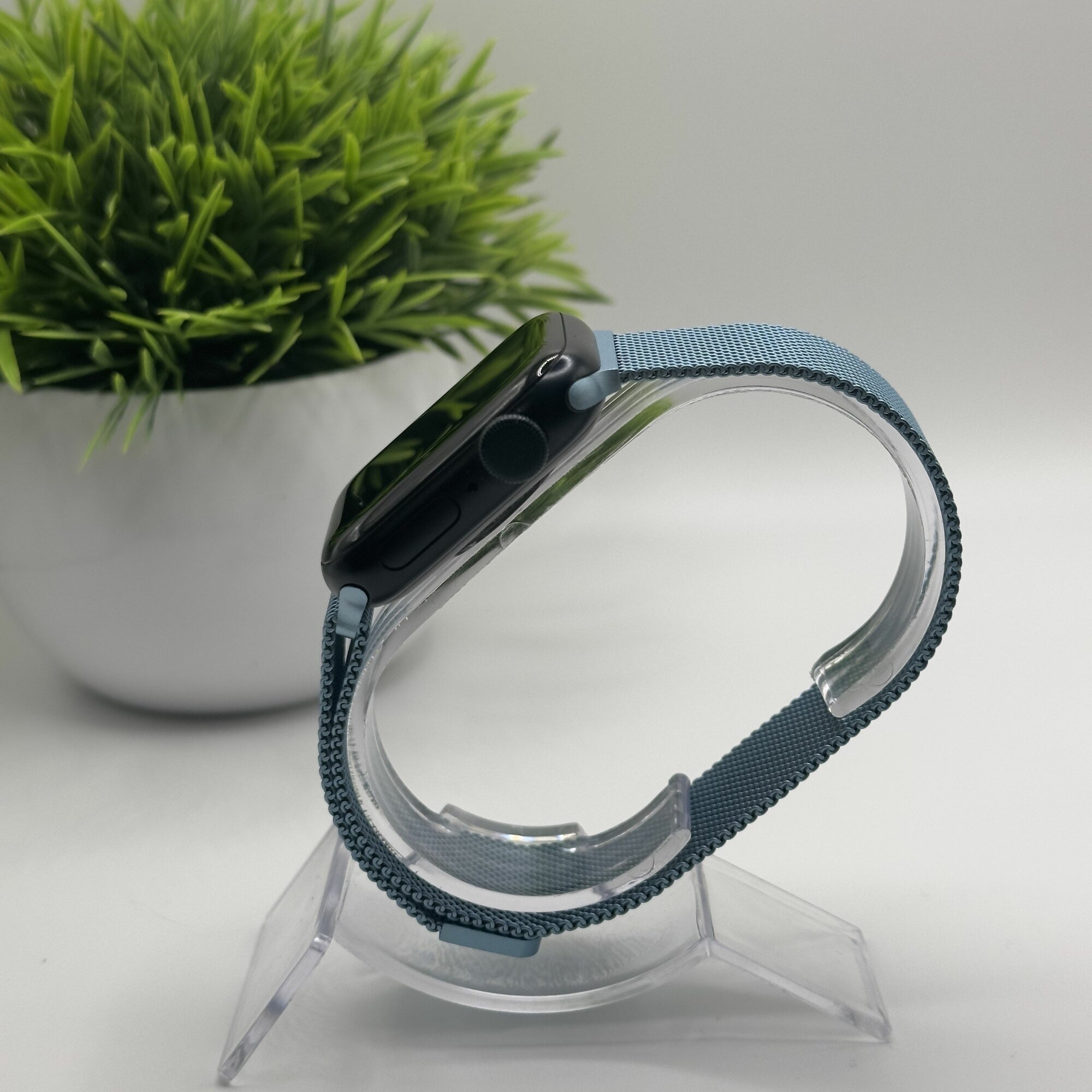 Ремешок миланская петля  для Apple Watch 42/44/45, небесно-голубой