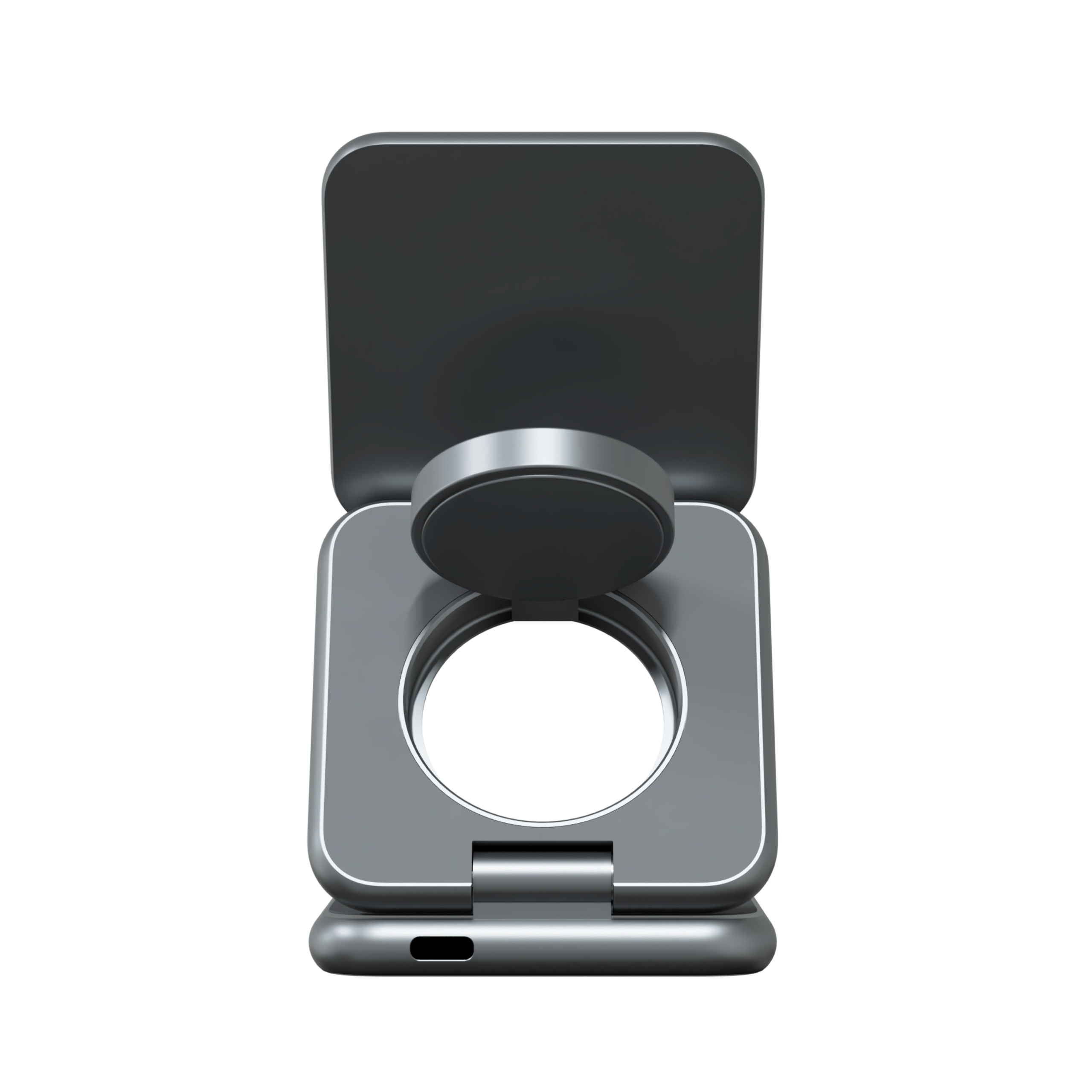 Беспроводная зарядная станция Magssory Fold Pro 3 в 1 MagSafe 15W (Midnight)