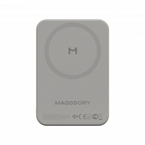 Беспроводной внешний аккумулятор Magssory Pride Pro 5K Magnetic Power Bank, с поддержкой Qi2