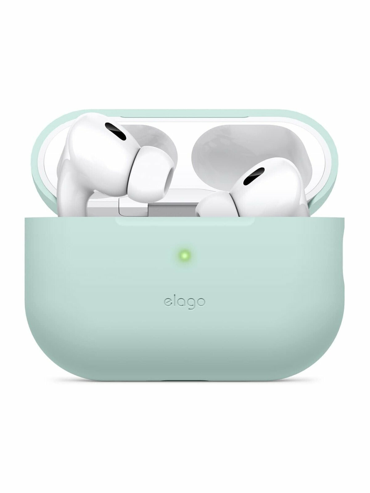 Silicone case for AirPods pro 2 мятный