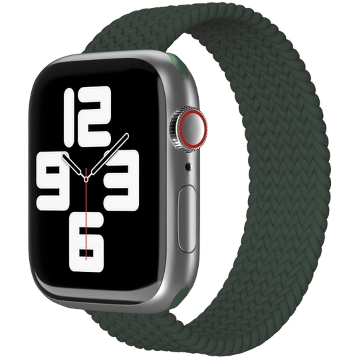 Ремешок нейлон VLP Braided для Apple Watch 38/40/41 темно-зеленый