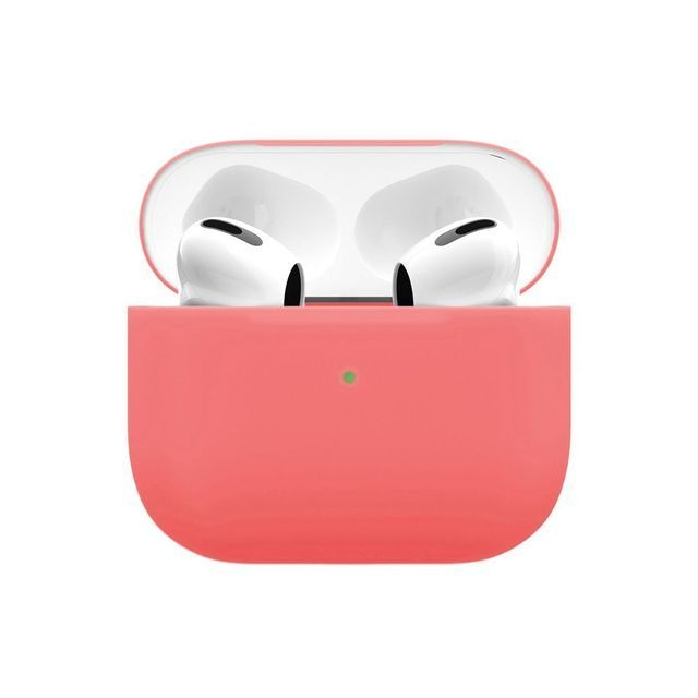 Чехол защитный VLP Soft Touch, без кольца, для AirPods 3, коралловый