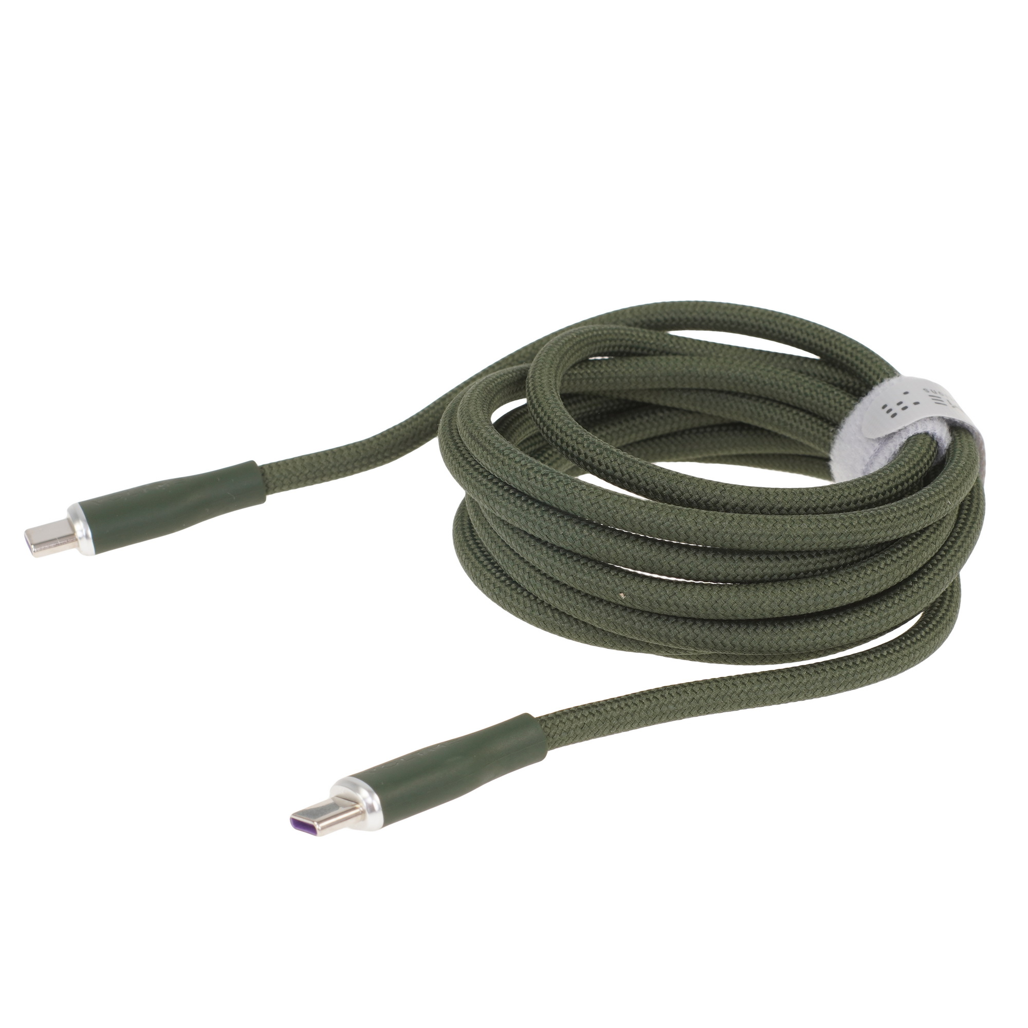 Кабель USB2.0 CTC 5A, USB-С - USB-C, 240W, 2.0 м, Зеленый, VOLTME