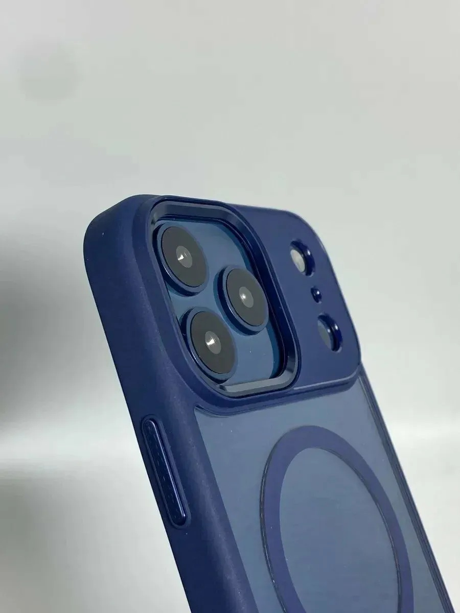 Чехол KEEPHONE Armor Grip MagSafe Clear Case ip 17 Pro Max Blue