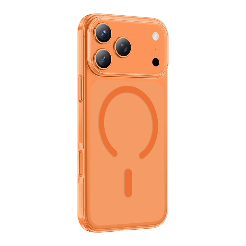 Чехол KEEPHONE X-Crystal Ultra Slim MagSafe Case ip 17 Pro Max Orange