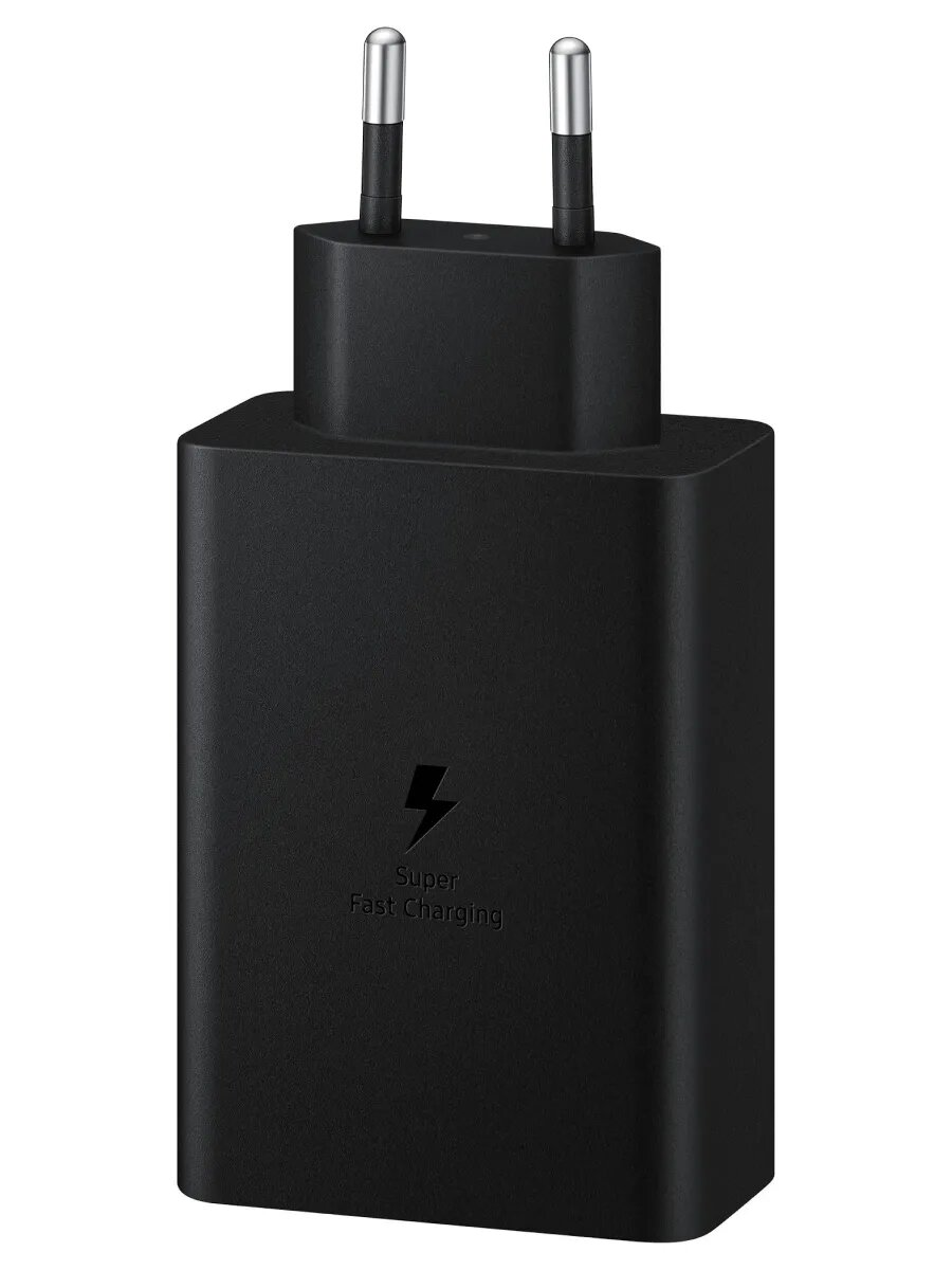 Адаптер Samsung 2xUSB-C + USB-A 65W (Black)
