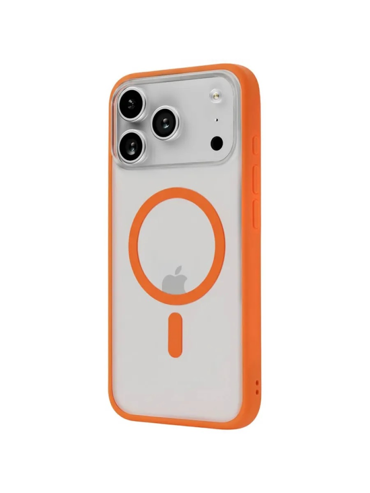 Чехол защитный uBear Cloud Mag Case для iPhone 17 Pro Max, MagSafe, оранжевый