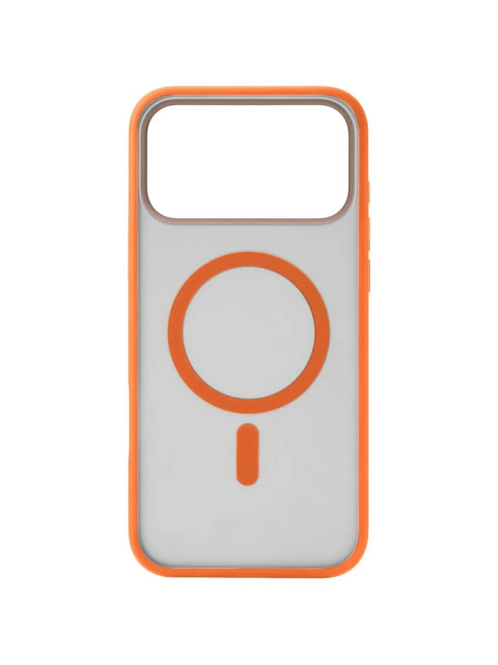 Чехол защитный uBear Cloud Mag Case для iPhone 17 Pro Max, MagSafe, оранжевый