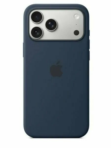 Чехол Apple iPhone 17 Pro Max Silicone Case MagSafe (Midnight)