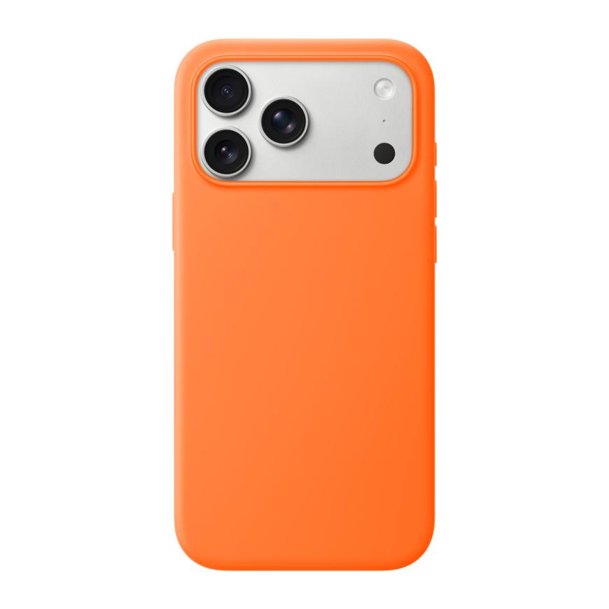 Чехол Apple iPhone 17 Pro Max Silicone Case MagSafe (Orange)