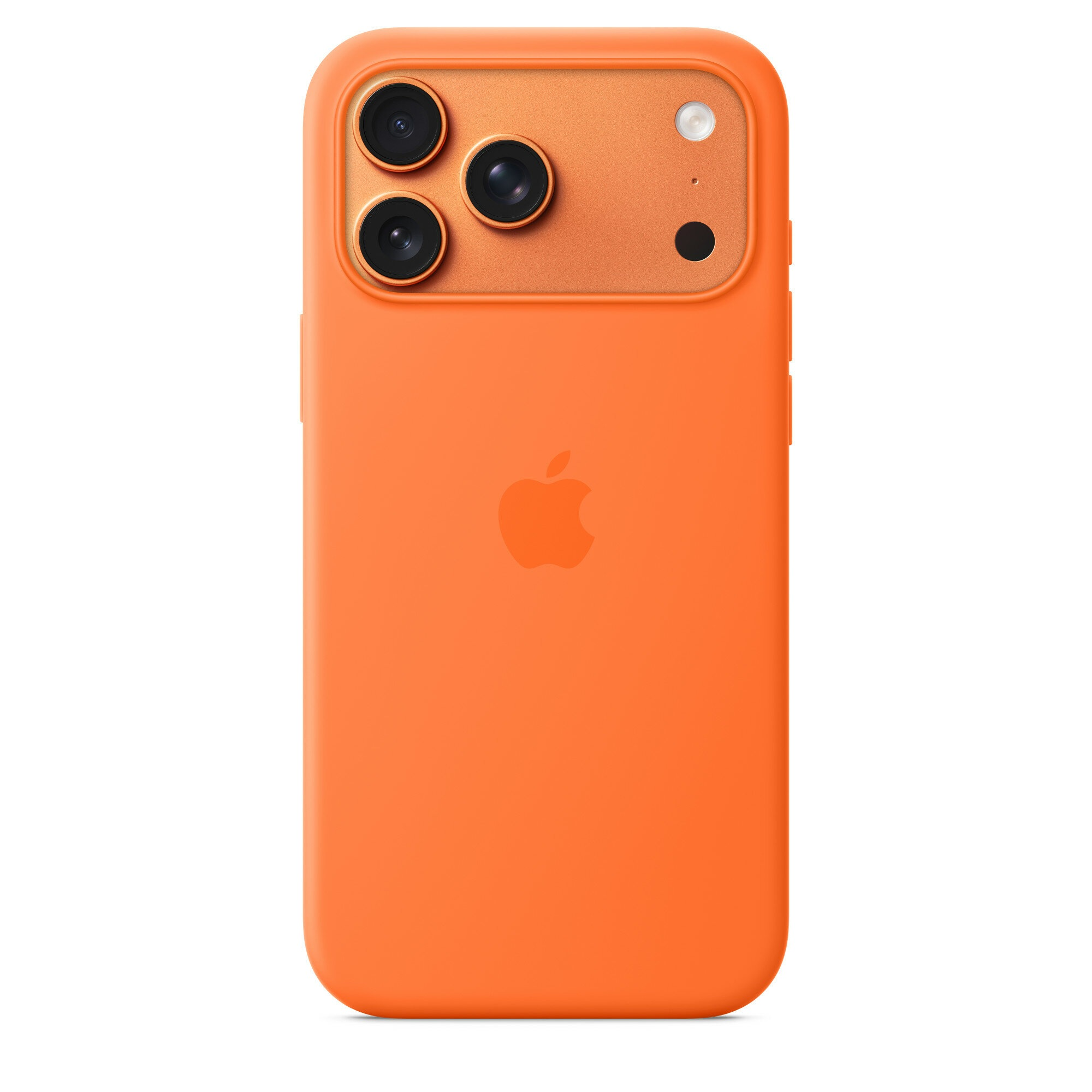 Чехол Apple iPhone 17 Pro Max Silicone Case MagSafe (Orange)