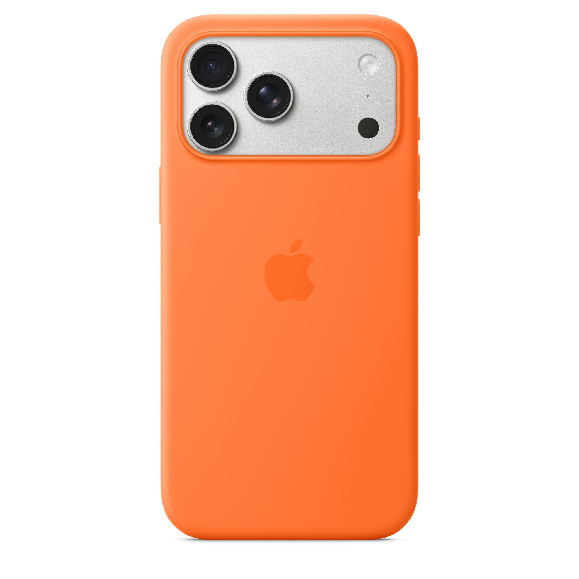 Чехол Apple iPhone 17 Pro Max Silicone Case MagSafe (Orange)
