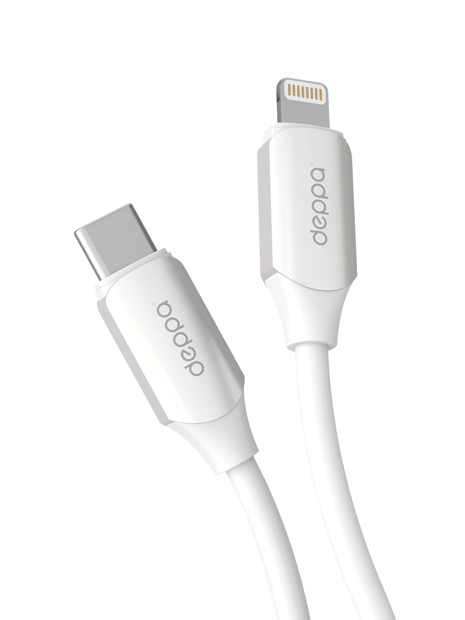 Кабель Deppa Silicone USB-C - Lightning, 1.2m