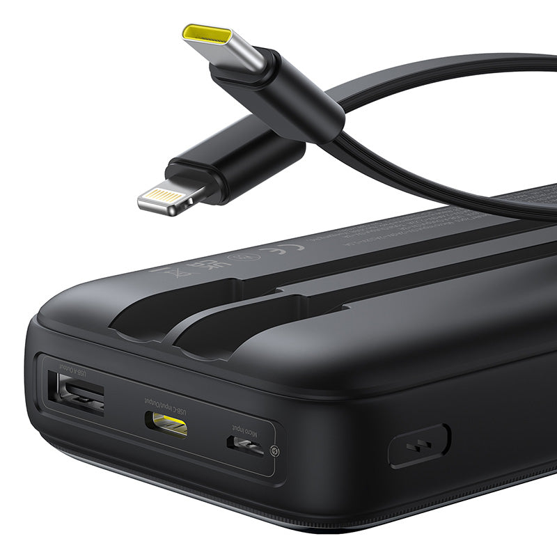 Внешний аккумулятор Baseus Lipow  Dual Cable 22.5w 20.0000 mAh