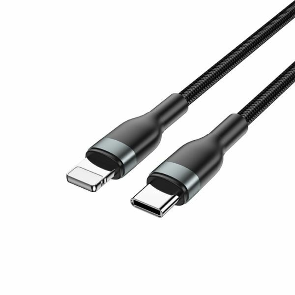 Кабель WIWU Concise USB-C to Lightning 2m 30W Black