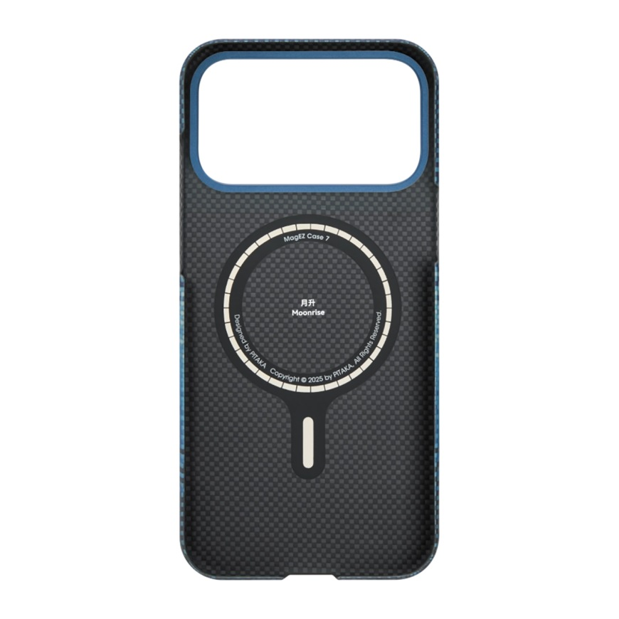 Чехол карбоновый Pitaka Tactile Woven Case для iPhone 17 Pro Max, Moonrise, Copy