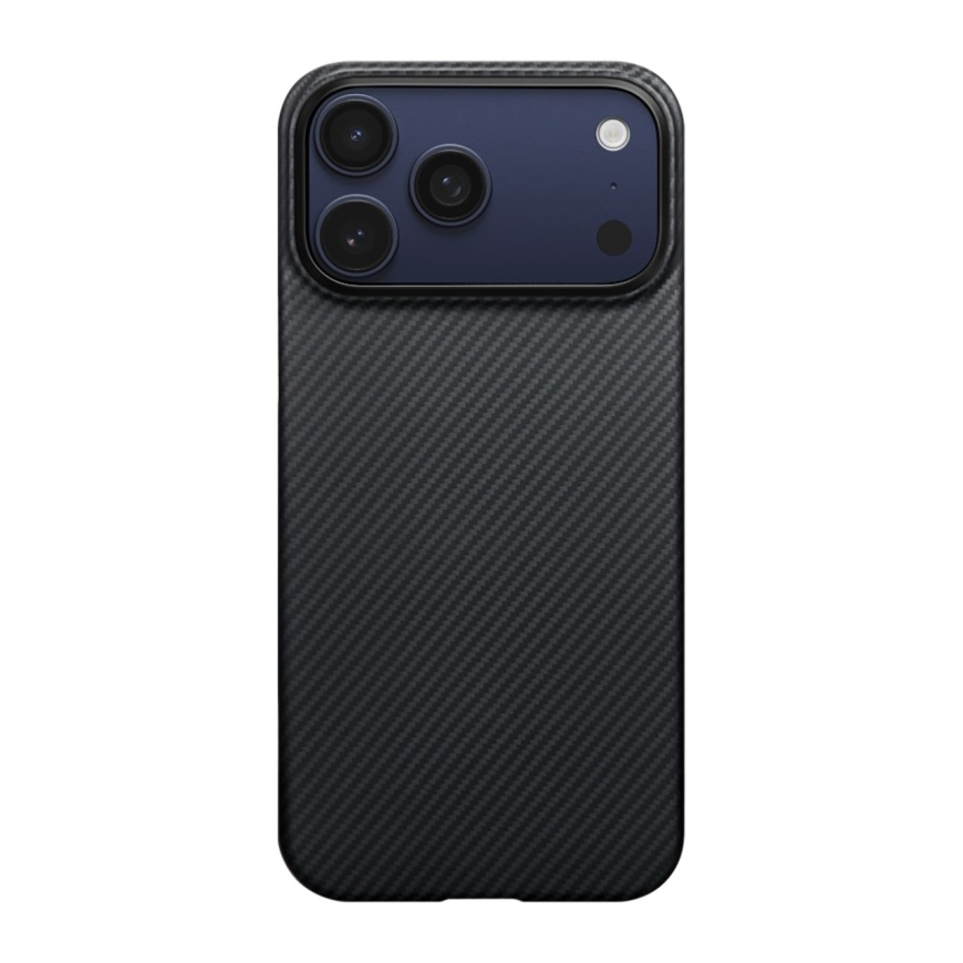 Чехол карбоновый Pitaka Ultra-Slim Case для iPhone 17 Pro Max, Black, Copy