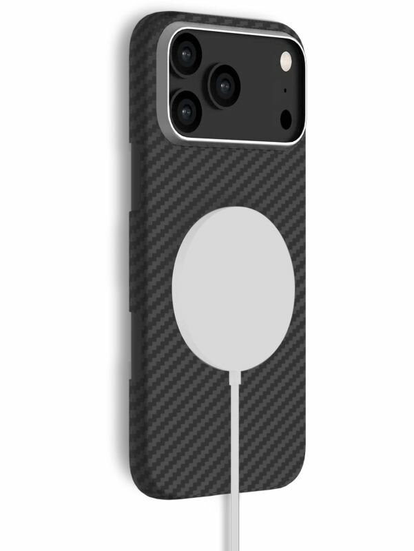 Чехол Kevlar MagSafe 17 Pro Max Black